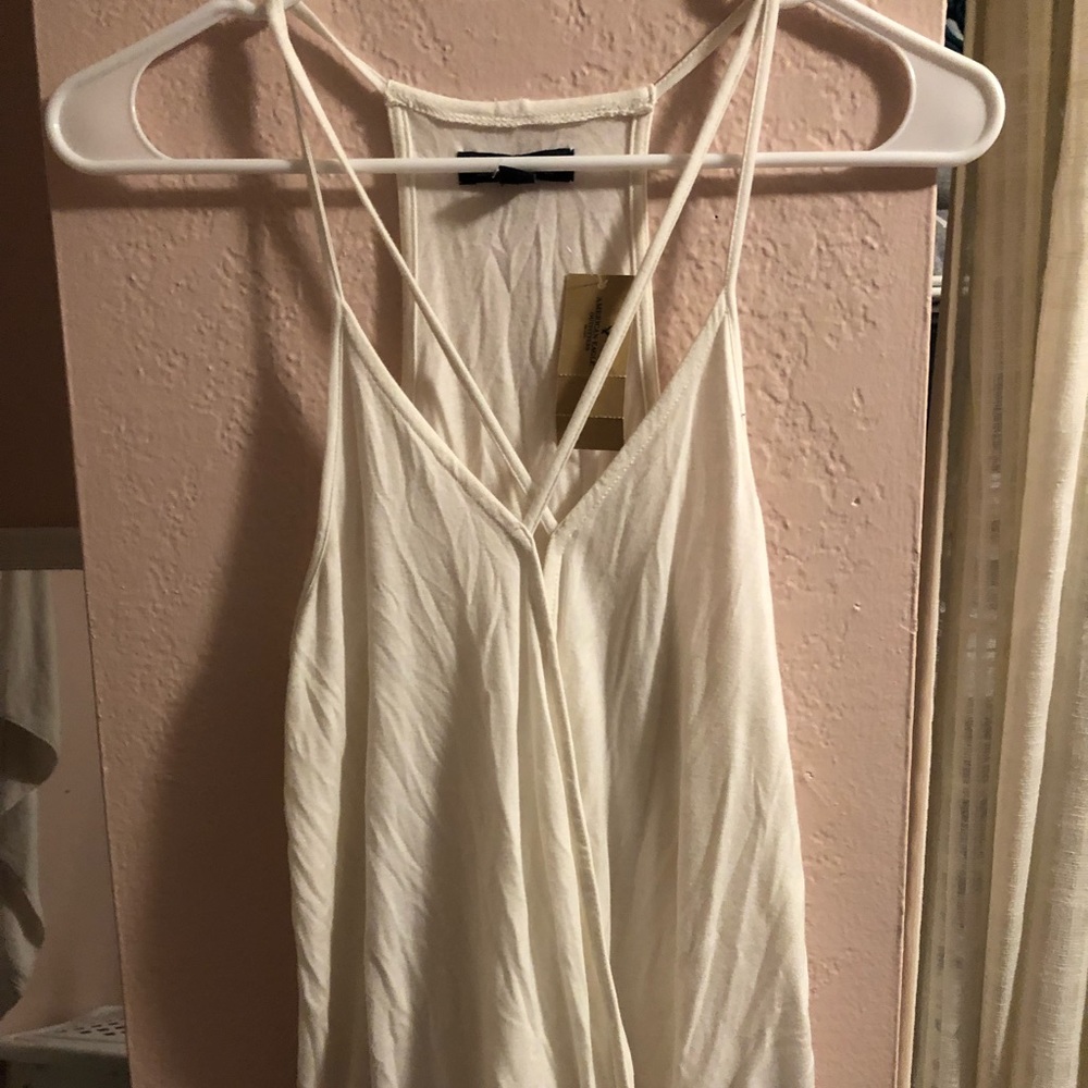 American Eagle Soft & Sexy White Strappy Tank